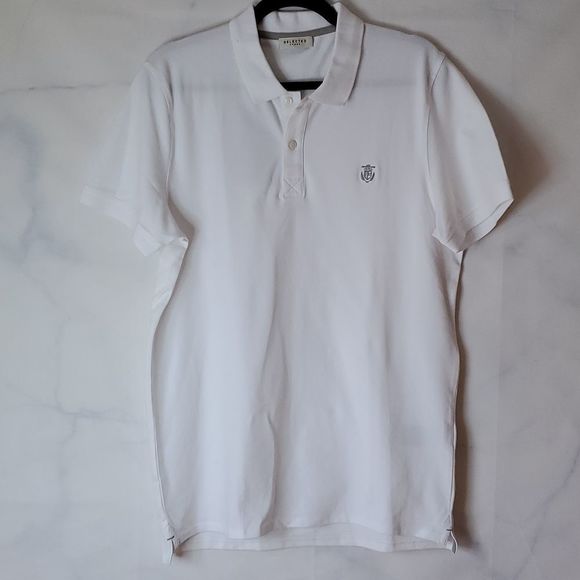 NWT - Selected Homme SLHARO Embroidered Polo - Picture 1 of 9